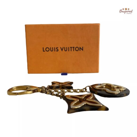 Authentic LOUIS VUITTON Tortoise Shell Resin Insolence Key Holder and Bag Charm - Picture 7 of 9